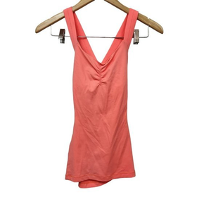 Orange Coral Lululemon‎ Cross Strap Tank Top Size 4